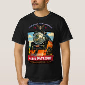SP GS-4 デイライト蒸気機関車 ビンテージポスター Tシャツ (正面)