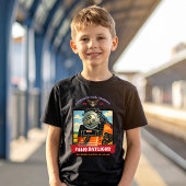 SP GS-4 デイライト蒸気機関車 ビンテージポスター Tシャツ