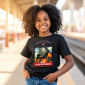 SP GS-4 デイライト 蒸気機関車 ビンテージポスター Tシャツ