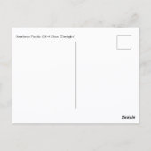 SP GS-4 Daylight 4449 Steam Locomotive Retro Print ポストカード (裏面)