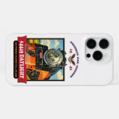 SP GS-4 Daylight 4449 Steam Locomotive Retro Print iPhoneケース (裏面横)