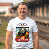 SP GS-4 Daylight 4449 Steam Locomotive Retro Print Tシャツ