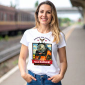 SP GS-4 Daylight 4449 Steam Locomotive Retro Print Tシャツ