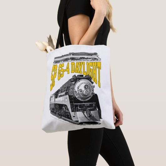 SP GS-4 Daylight 4449 Steam Train Locomotive トートバッグ (クローズアップ)