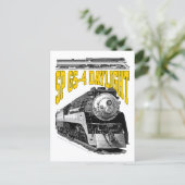 SP GS-4 Daylight 4449 Steam Train Locomotive ポストカード (スタンド正面)