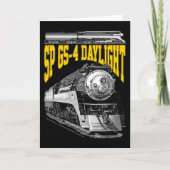SP GS-4 Daylight Steam Locomotive. 4449 Train サンキューカード (正面)