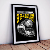 SP GS-4 Daylight Steam Locomotive. 4449 Train ポスター