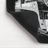 SP GS-4 Daylight Steam Locomotive. 4449 Train マウスパッド (コーナー)