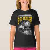 SP GS-4 Daylight Steam Locomotive. 4449 Train Tシャツ (正面)