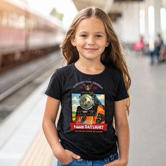 SP GS-4 Daylight Steam Locomotive Vintage Poster Tシャツ