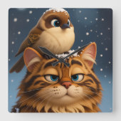 Spa スクエア壁時計 (正面)