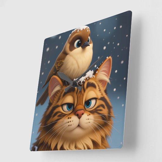 Spa スクエア壁時計 (傾斜)