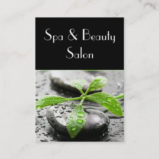 Spa&Beautyのサロンの名刺 名刺 (正面)