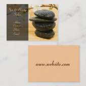 Spa&Beautyのサロンの名刺 名刺 (正面/裏面)