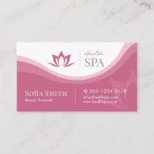 Spa, Beauty Therapist, Body Massage Spa 名刺 (裏面)