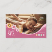 Spa, Beauty Therapist, Body Massage Spa 名刺 (正面)