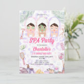 Spa Birthday Party 招待状 (スタンド正面)