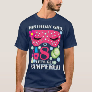 Spa Birthday Party Themed Birthday Girls Age Tシャツ