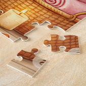 Spa Cabinet Cozy Self-Care Scene Relaxing ジグソーパズル (側面)