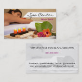 Spa Center & Massage Business card 名刺 (正面/裏面)