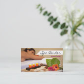 Spa Center & Massage Business card 名刺 (スタンド正面)
