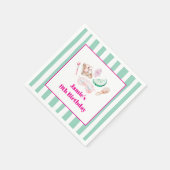 Spa Day Kid's Party  スタンダードカクテルナプキン (角)