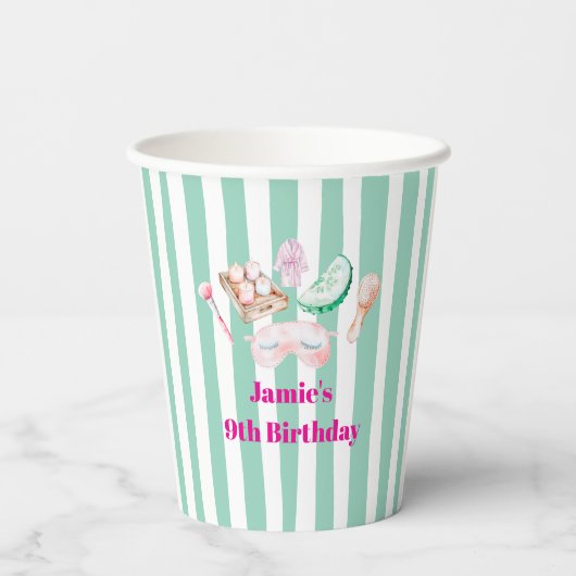 Spa Day Kid's Party  紙コップ (裏面)