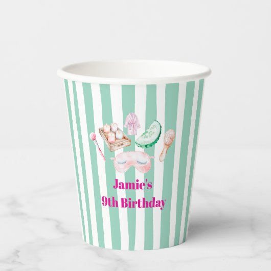 Spa Day Kid's Party  紙コップ (正面)