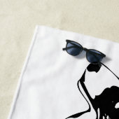 Spa-day stride, corgi cool ビーチタオル (インサイチュ)