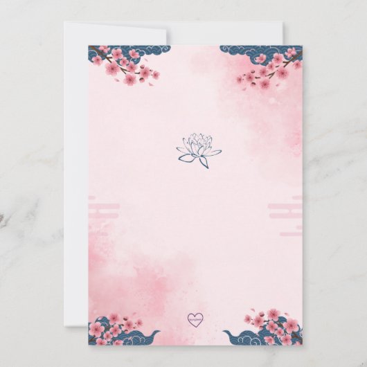 Spa Day the KPOP Way birthday 招待状 (裏面)