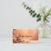 SPA EXPERIENCE BUSINESS CARD 名刺 (スタンド正面)