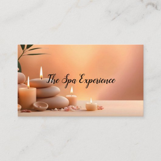SPA EXPERIENCE BUSINESS CARD 名刺 (正面)
