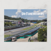 Spa-Francorchamps Race Circuit, Belgium シーズンポストカード (正面)