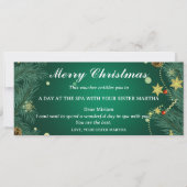Spa Getaway Christmas Gift Voucher (正面)