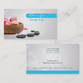 Spa & Massage Business Card 名刺 (正面/裏面)