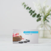 Spa & Massage Business Card 名刺 (スタンド正面)