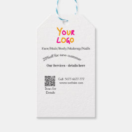 Spa massage salon discount offer services contact  ギフトタグ