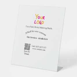 Spa massage salon discount offer services contact  台座サイン