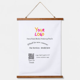 Spa massage salon discount offer services contact  吊り下げ型タペストリー