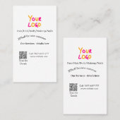 Spa massage salon discount offer services contact  名刺 (正面/裏面)