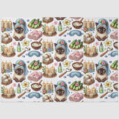 Spa party for Siamese Cat Lovers  薄葉紙 (正面)