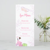 Spa Party Menu メニュー (スタンド正面)