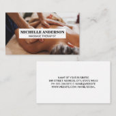 Spa | Relaxation Massage 名刺 (正面/裏面)