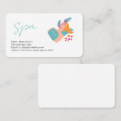 spa  services editable   business card 名刺 (正面/裏面)
