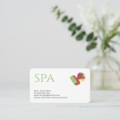 spa  services editable   business card 名刺 (スタンド正面)