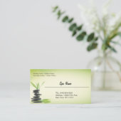 Spa store business cards 名刺 (スタンド正面)