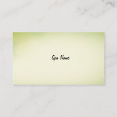 Spa store business cards 名刺 (裏面)