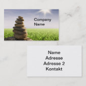 Spa Wellness Massage business cards 名刺 (正面/裏面)