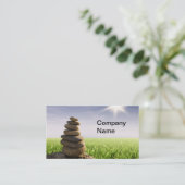 Spa Wellness Massage business cards 名刺 (スタンド正面)