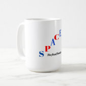 Space コーヒーマグカップ (正面左)